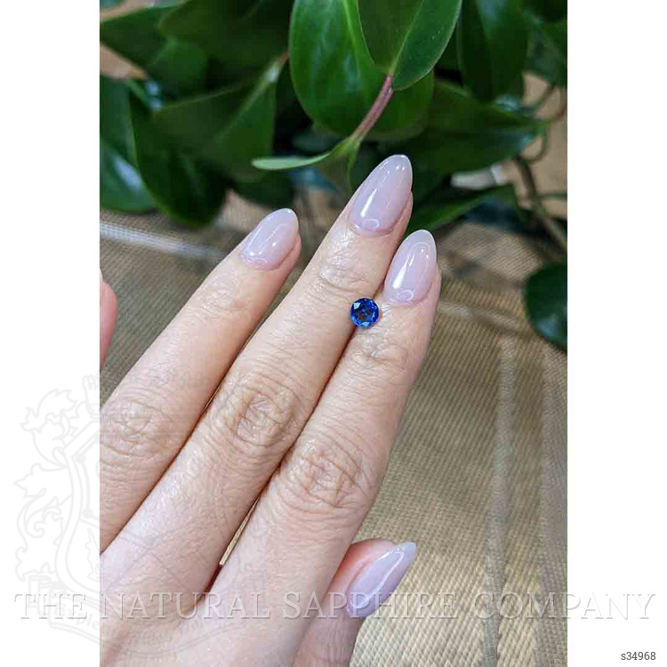 0.70 Ct. Blue Sapphire from Ceylon (Sri Lanka)