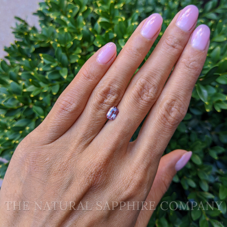 1.24 Ct. Pink Sapphire from Ceylon (Sri Lanka)