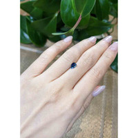 0.72 Ct. Blue Sapphire from Ceylon (Sri Lanka) Life Style