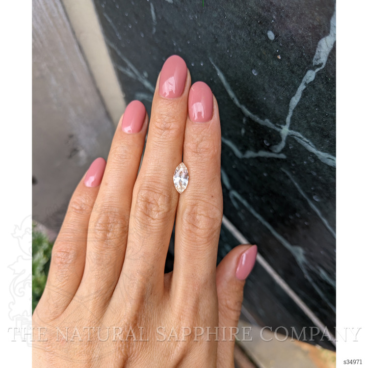 2.01 Ct. Yellowish Orange Sapphire from Ceylon (Sri Lanka)