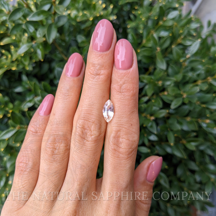 2.01 Ct. Yellowish Orange Sapphire from Ceylon (Sri Lanka)