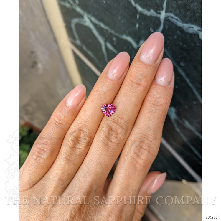 1.52 Ct. Purplish Pink Sapphire from Ceylon (Sri Lanka)