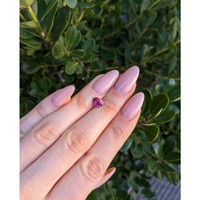 1.52 Ct. Purplish Pink Sapphire from Ceylon (Sri Lanka) Life Style