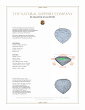 1.52 Ct. Purplish Pink Sapphire from Ceylon (Sri Lanka) 3 D Scan Report