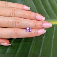 2.50 Ct. Purplish Pink Sapphire from Ceylon (Sri Lanka) Life Style