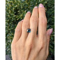 3.05 Ct. Bluish Green Sapphire from Ceylon (Sri Lanka) Life Style