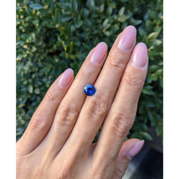 1.61 Ct. Blue Sapphire from Ceylon (Sri Lanka) Life Style