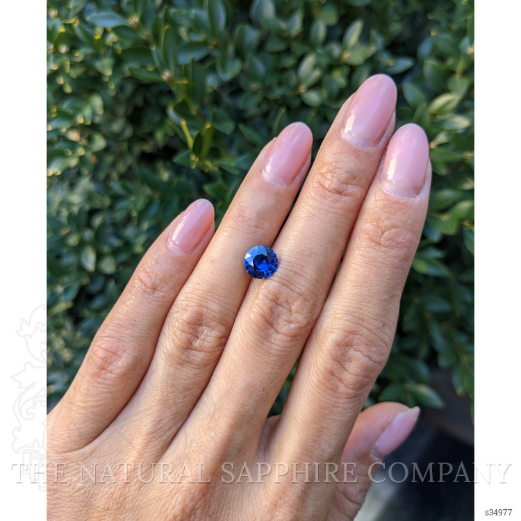 1.61 Ct. Blue Sapphire from Ceylon (Sri Lanka)