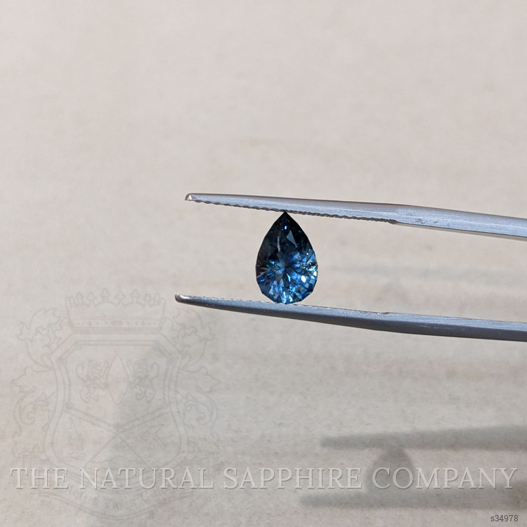 1.26 Ct. Greenish Blue Sapphire from Montana