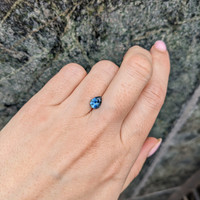 1.26 Ct. Greenish Blue Sapphire from Montana Life Style