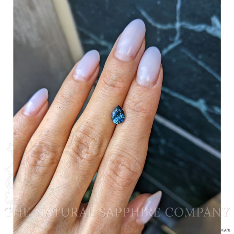 1.26 Ct. Greenish Blue Sapphire from Montana