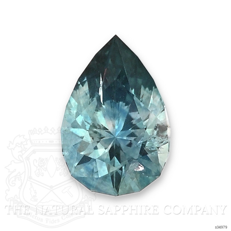1.23 Ct. Greenish Blue Sapphire from Montana