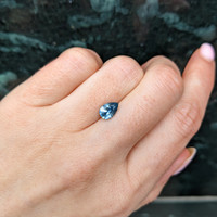 1.23 Ct. Greenish Blue Sapphire from Montana Life Style