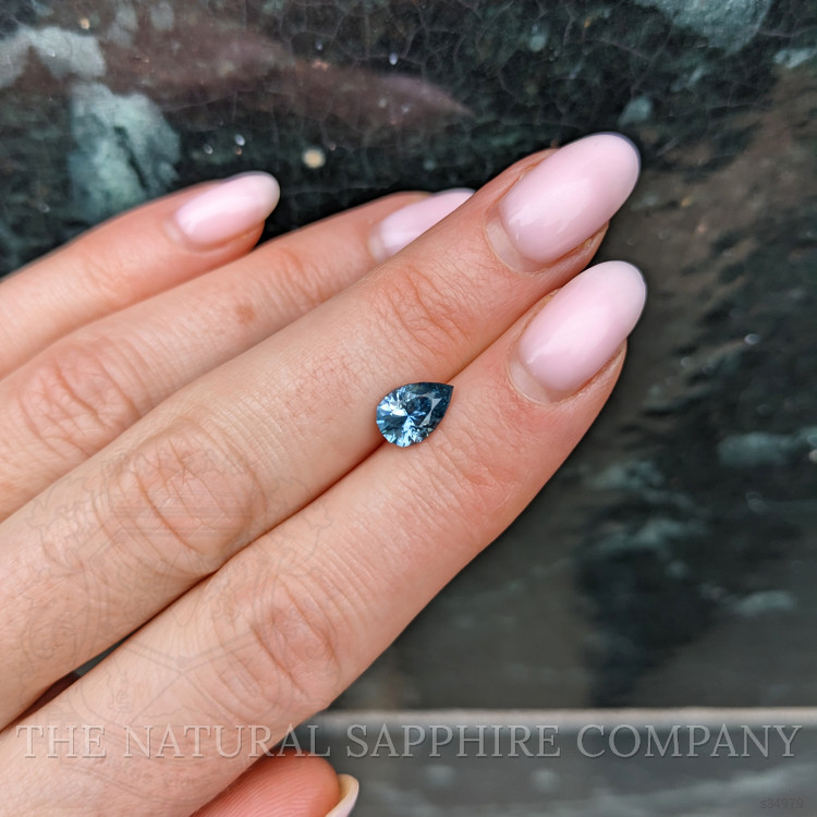 1.23 Ct. Greenish Blue Sapphire from Montana