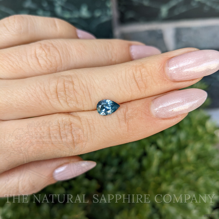 1.23 Ct. Greenish Blue Sapphire from Montana