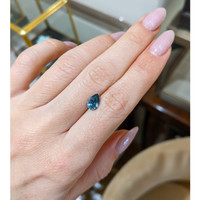 1.23 Ct. Greenish Blue Sapphire from Montana Life Style