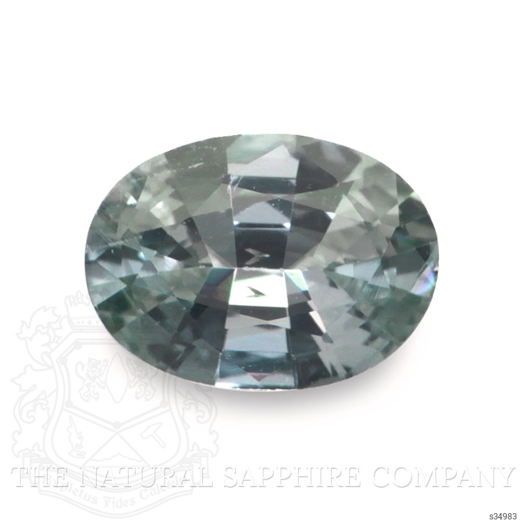 0.72 Ct. Bluish Green Sapphire from Ceylon (Sri Lanka)