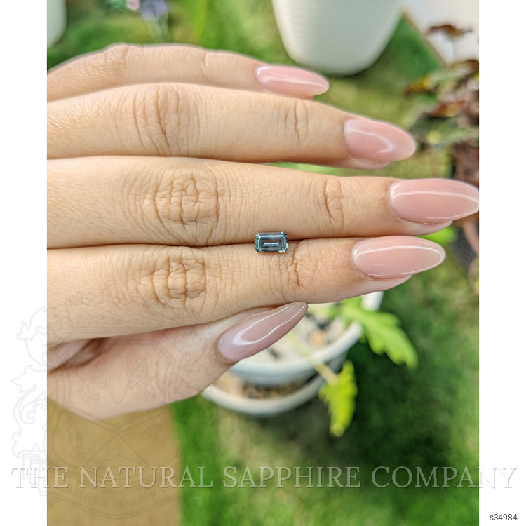 0.65 Ct. Bluish Green Sapphire from Madagascar