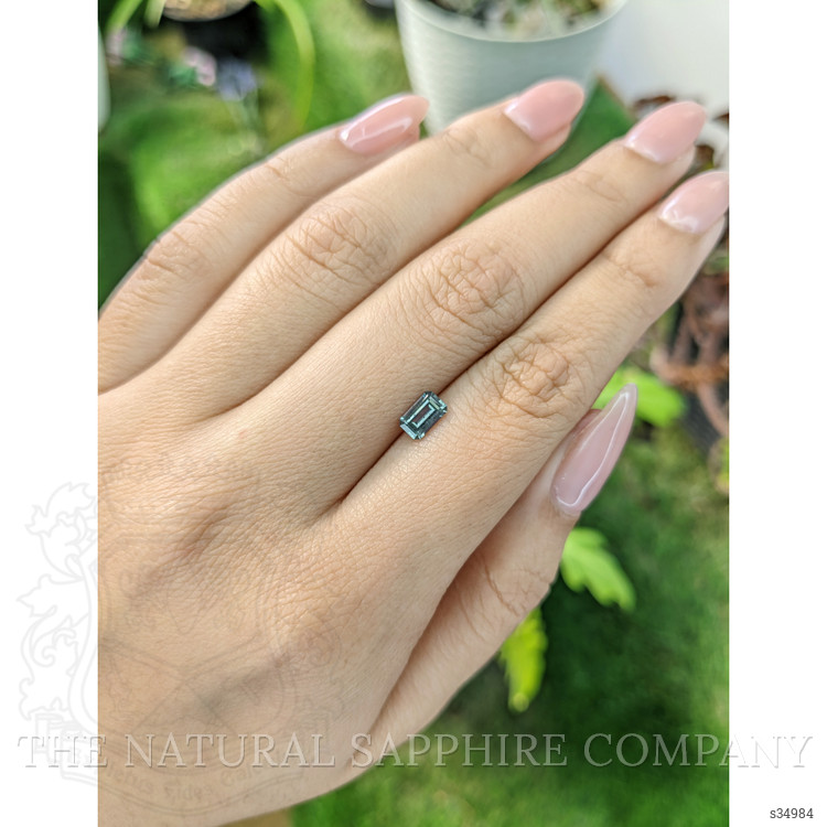 0.65 Ct. Bluish Green Sapphire from Madagascar