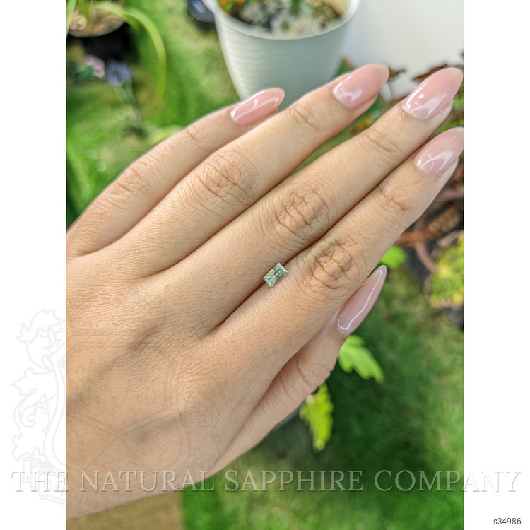 0.40 Ct. Yellowish Green Sapphire from Madagascar