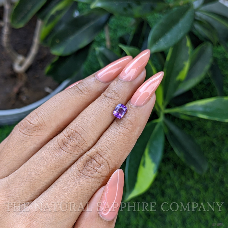 1.10 Ct. Pinkish Purple Sapphire from Tanzania