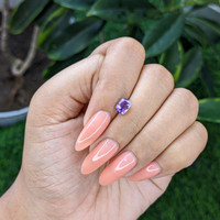 1.10 Ct. Pinkish Purple Sapphire from Tanzania Life Style