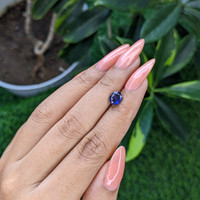 1.24 Ct. Blue Sapphire from Tanzania Life Style