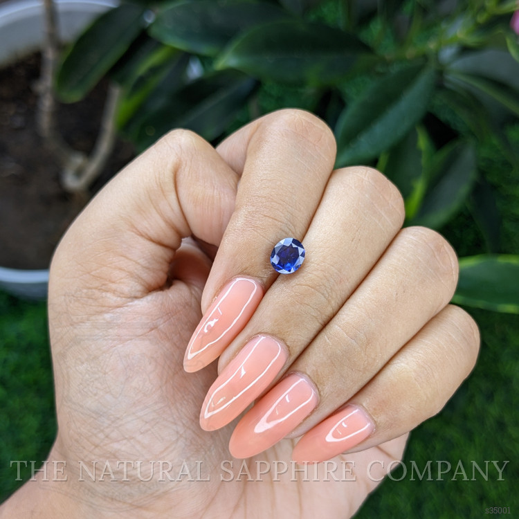 1.24 Ct. Blue Sapphire from Tanzania