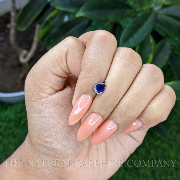 0.81 Ct. Blue Sapphire from Tanzania