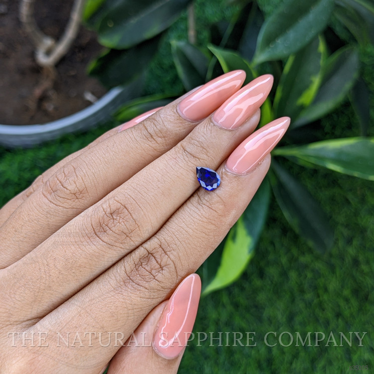 0.81 Ct. Blue Sapphire from Tanzania