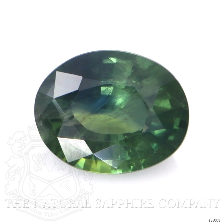 0.88 Ct. Bluish Green Sapphire from Madagascar