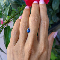 1.03 Ct. Blue Sapphire from Ceylon (Sri Lanka) Life Style