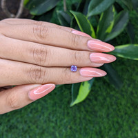 0.54 Ct. Purple Sapphire from Tanzania Life Style