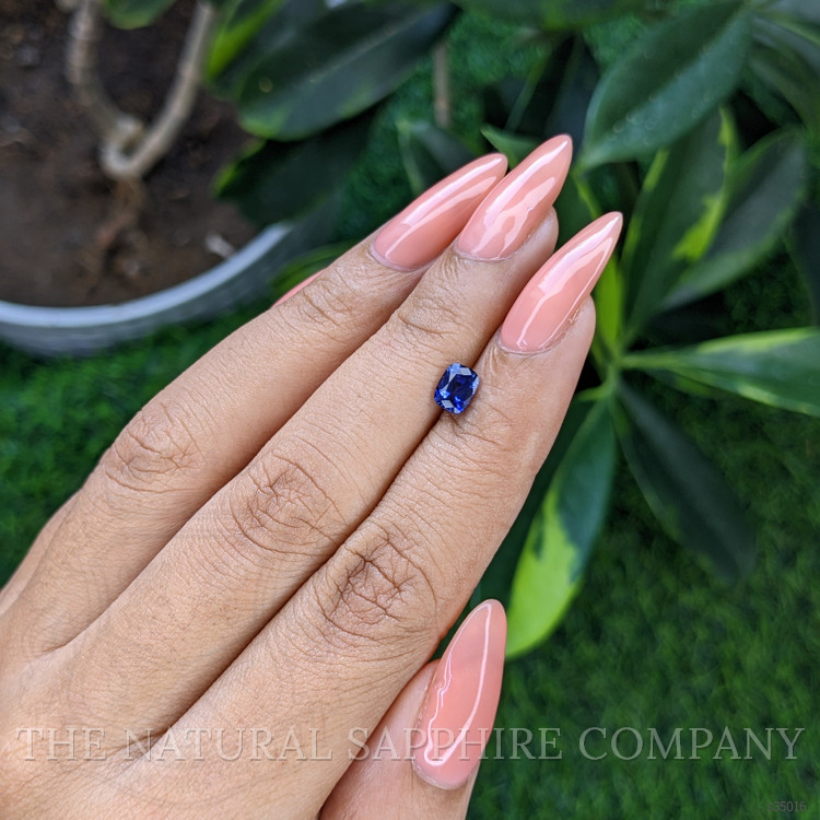 0.75 Ct. Blue Sapphire from Tanzania