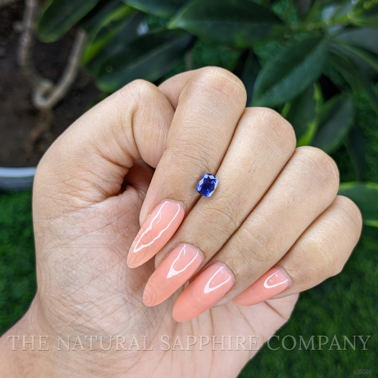 0.75 Ct. Blue Sapphire from Tanzania