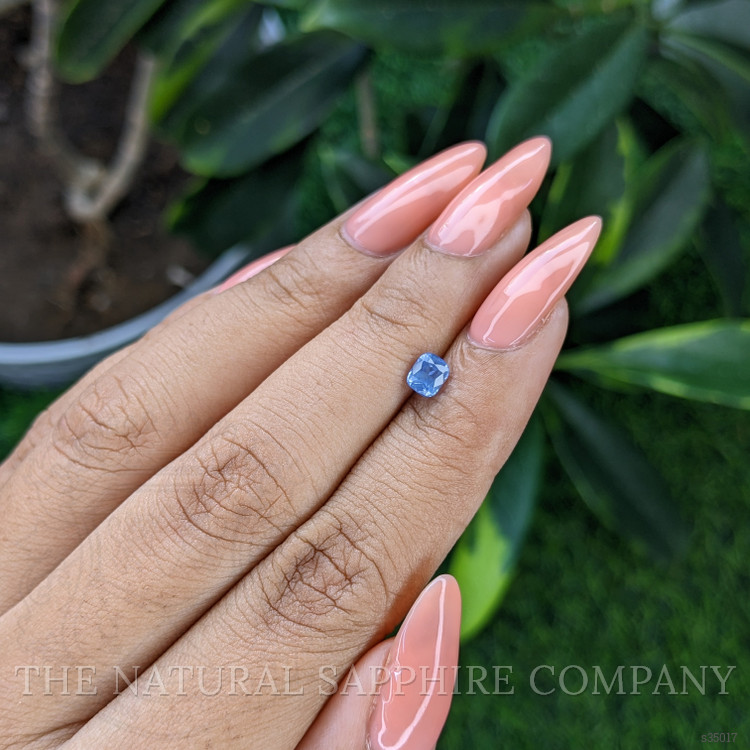 0.56 Ct. Blue Sapphire from Tanzania