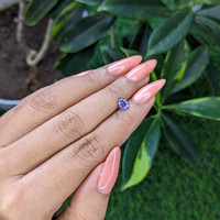 0.64 Ct. Color Change Sapphire from Tanzania Life Style