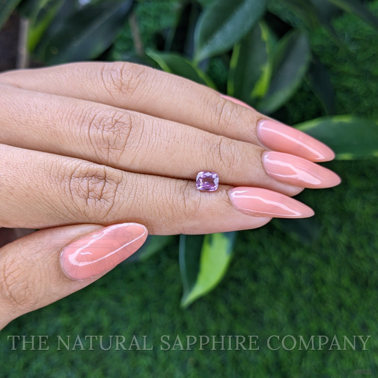 0.63 Ct. Pinkish Purple Sapphire from Tanzania