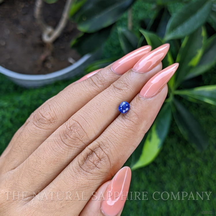 0.90 Ct. Blue Sapphire from Tanzania
