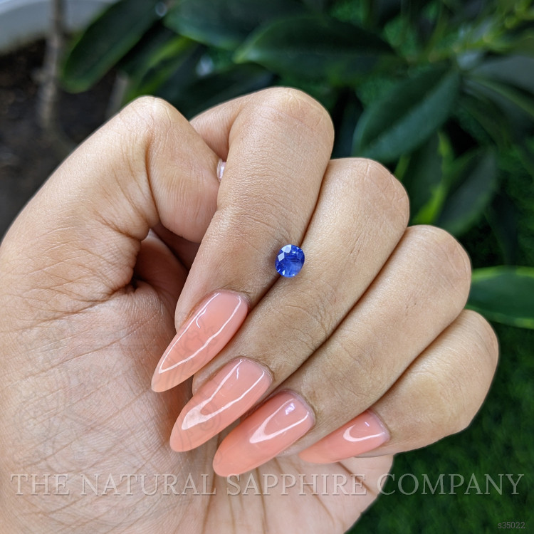 0.90 Ct. Blue Sapphire from Tanzania