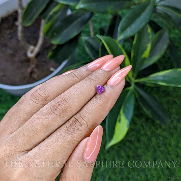 0.72 Ct. Purple Sapphire from Tanzania