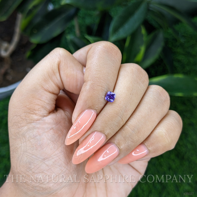 0.64 Ct. Purple Sapphire from Tanzania