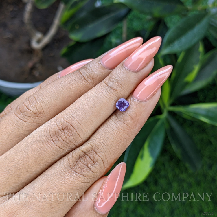0.77 Ct. Purple Sapphire from Tanzania
