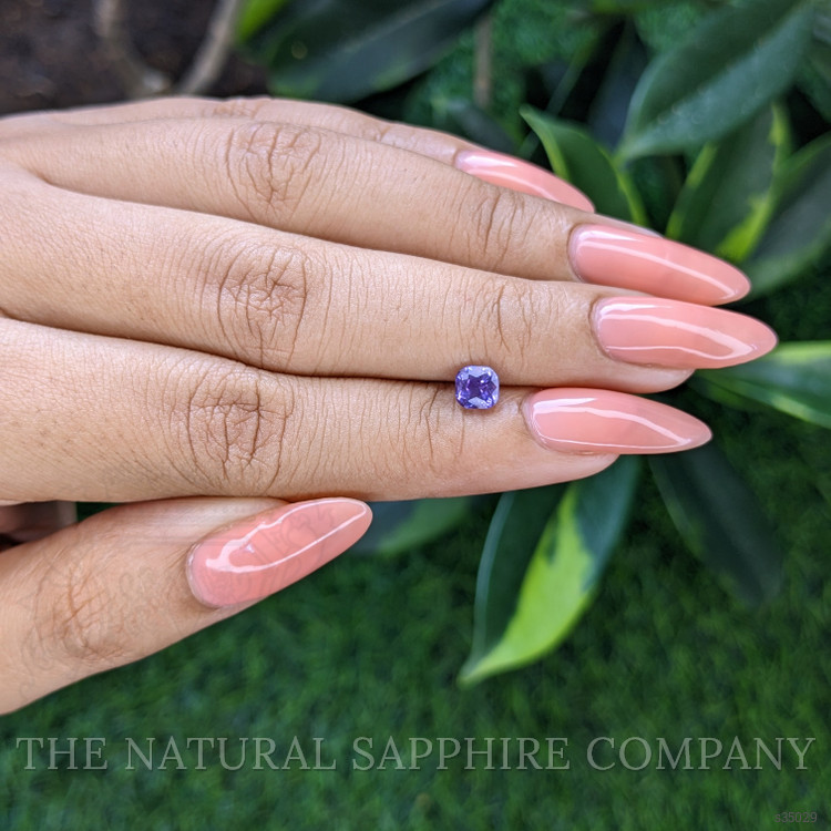 0.77 Ct. Purple Sapphire from Tanzania