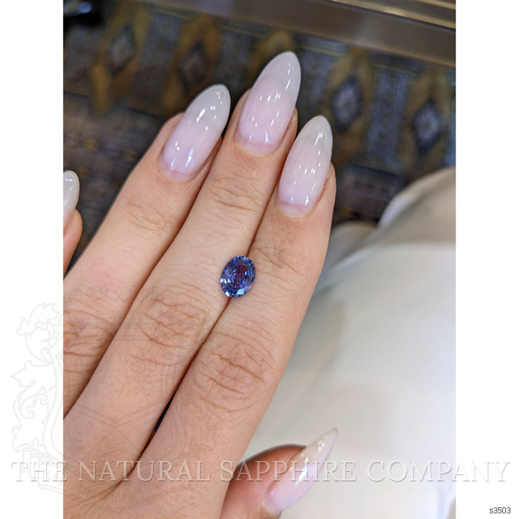 1.24 Ct. Blue Sapphire from Ceylon (Sri Lanka)