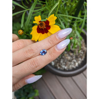 1.24 Ct. Blue Sapphire from Ceylon (Sri Lanka) Life Style