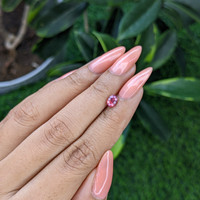 0.64 Ct. Padparadscha Sapphire from Tanzania Life Style