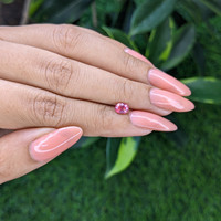 0.64 Ct. Padparadscha Sapphire from Tanzania Life Style