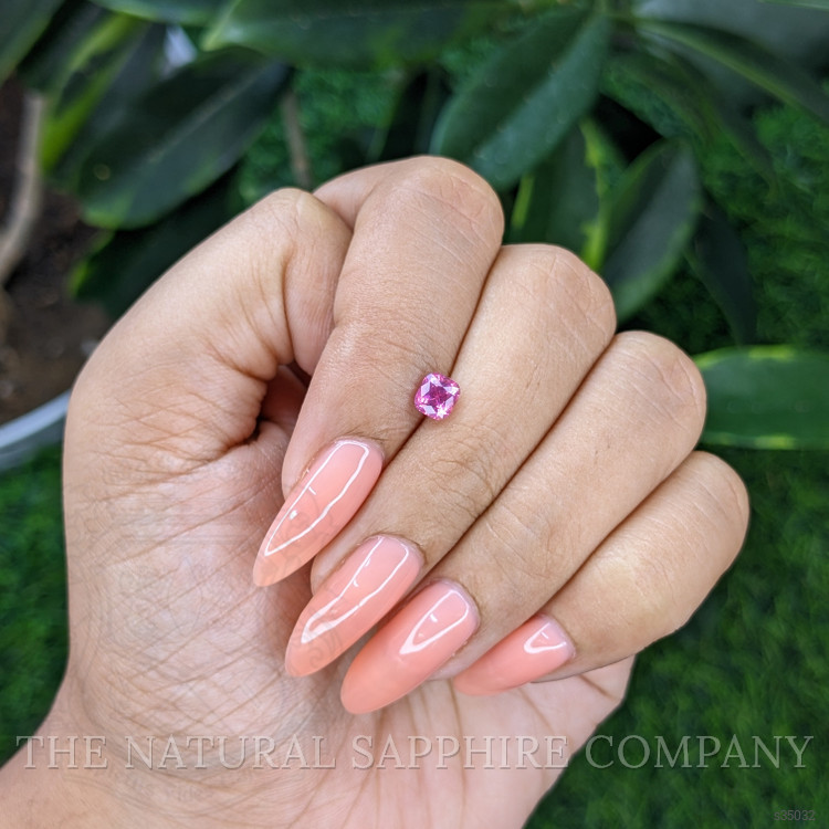 0.69 Ct. Purplish Pink Sapphire from Tanzania