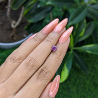 0.55 Ct. Purple Sapphire from Tanzania Life Style